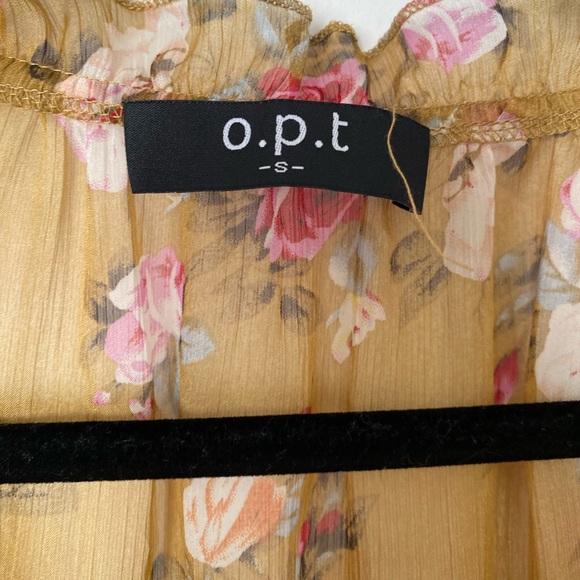 O.P.T x Anthropologie Felicity Tiered Midi Dress: Size Small - Picture 7 of 11